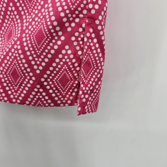 Coral Bay Golf Skort Quick Dry Side Zipper Hot Pink Womens Size 10P - Picture 4 of 6